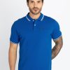 Status Quo Mens Solid Slim Fit Polo T-Shirt