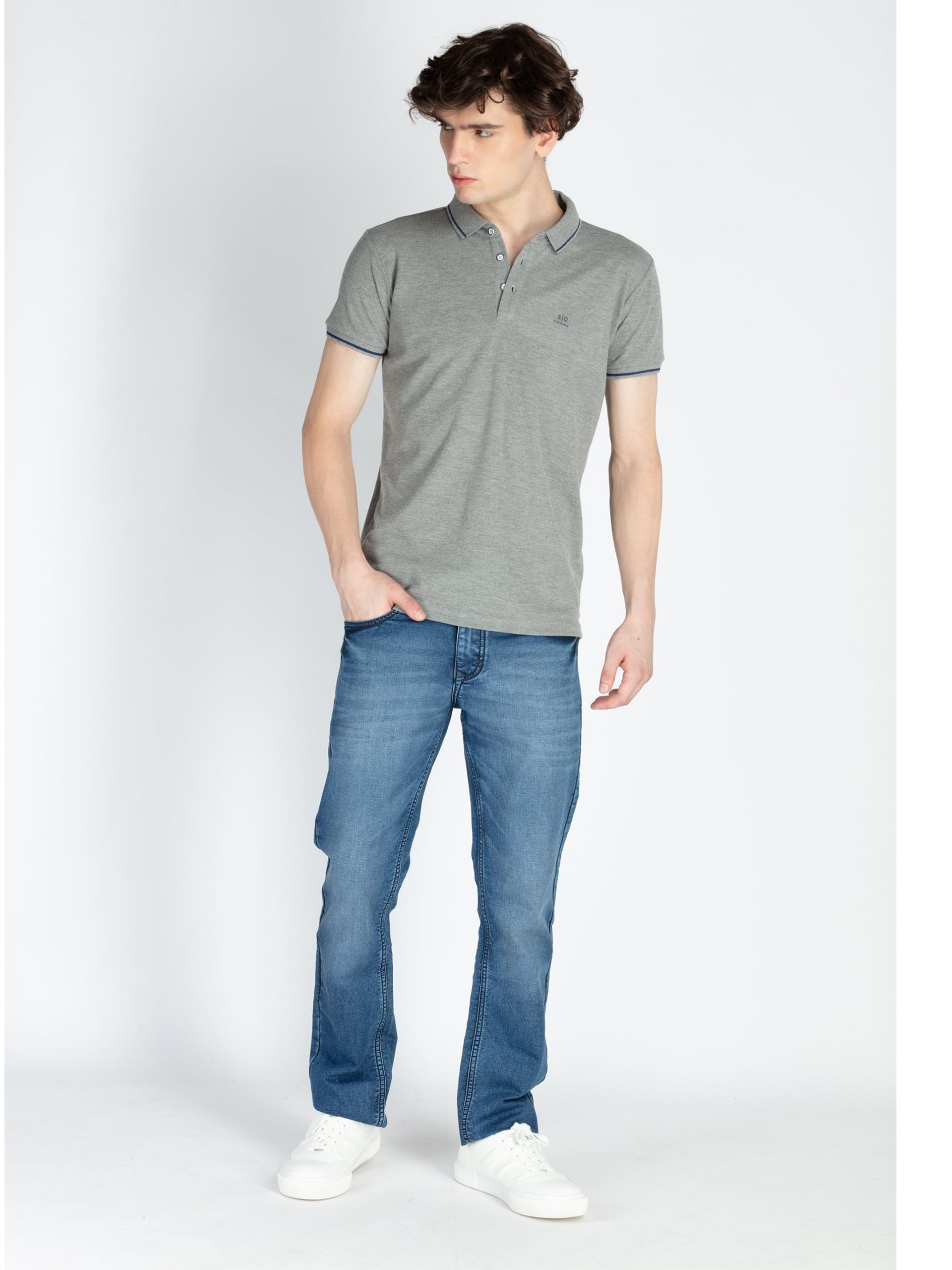 Status Quo Men'S Printed Round Neck Half Sleeves Oversized Tshirt
