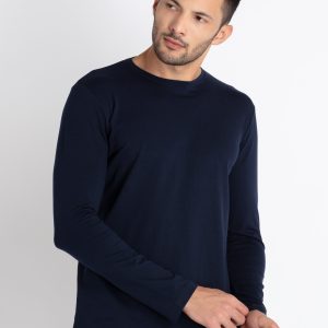 Status Quo Mens Solid Round Neck T-Shirt