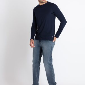 Status Quo Mens Solid Round Neck T-Shirt