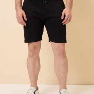 Status Quo Mens Solid Regular Fit Drawstring Short