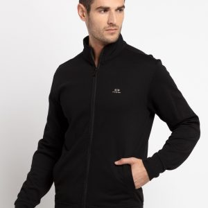 Mens Printed High Neck Lightweight Sweatshirt