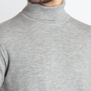 Status Quo Mens Solid High Neck Sweater
