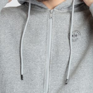 Mens Solid Hooded Sweatshirt