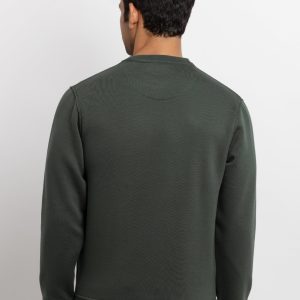 Mens Printed Round Neck Sweatshirt