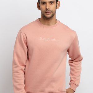Mens Printed Round Neck Sweatshirt