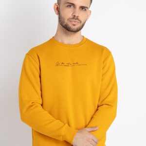 Mens Printed Round Neck Sweatshirt