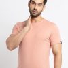 Mens Basic Taperd Fit Round Neck T-Shirt