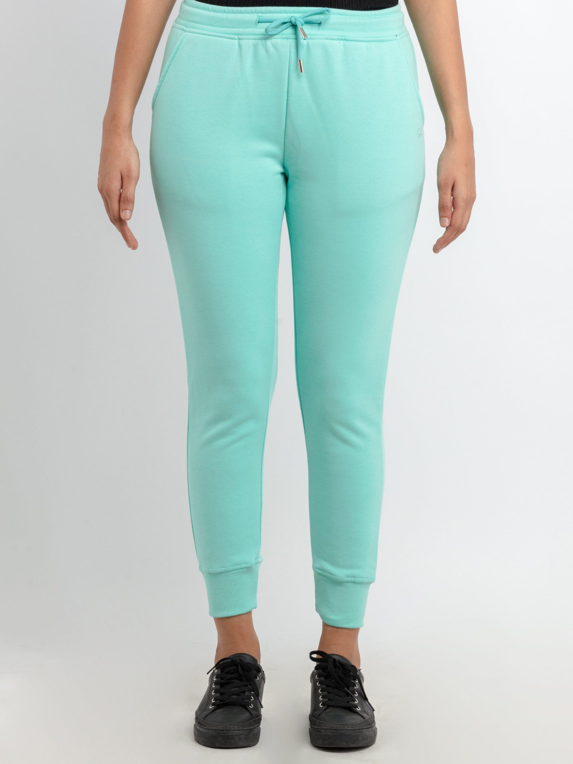 Status Quo Womens Solid Regular Fit Joggers