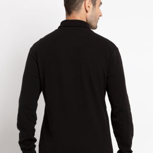 Status Quo Mens Solid Turtle Neck T-Shirt