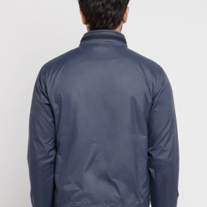 Mens Solid High Neck Lightweight Jacket