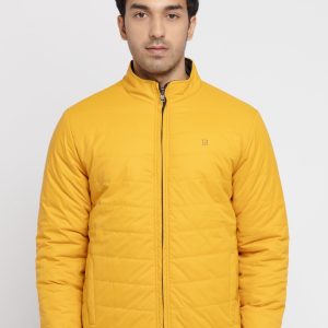 Mens Solid Quilted Reversible Jacket