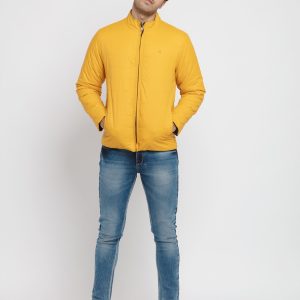 Mens Solid Quilted Reversible Jacket