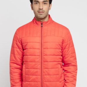 Mens Quilted High Neck Jacket