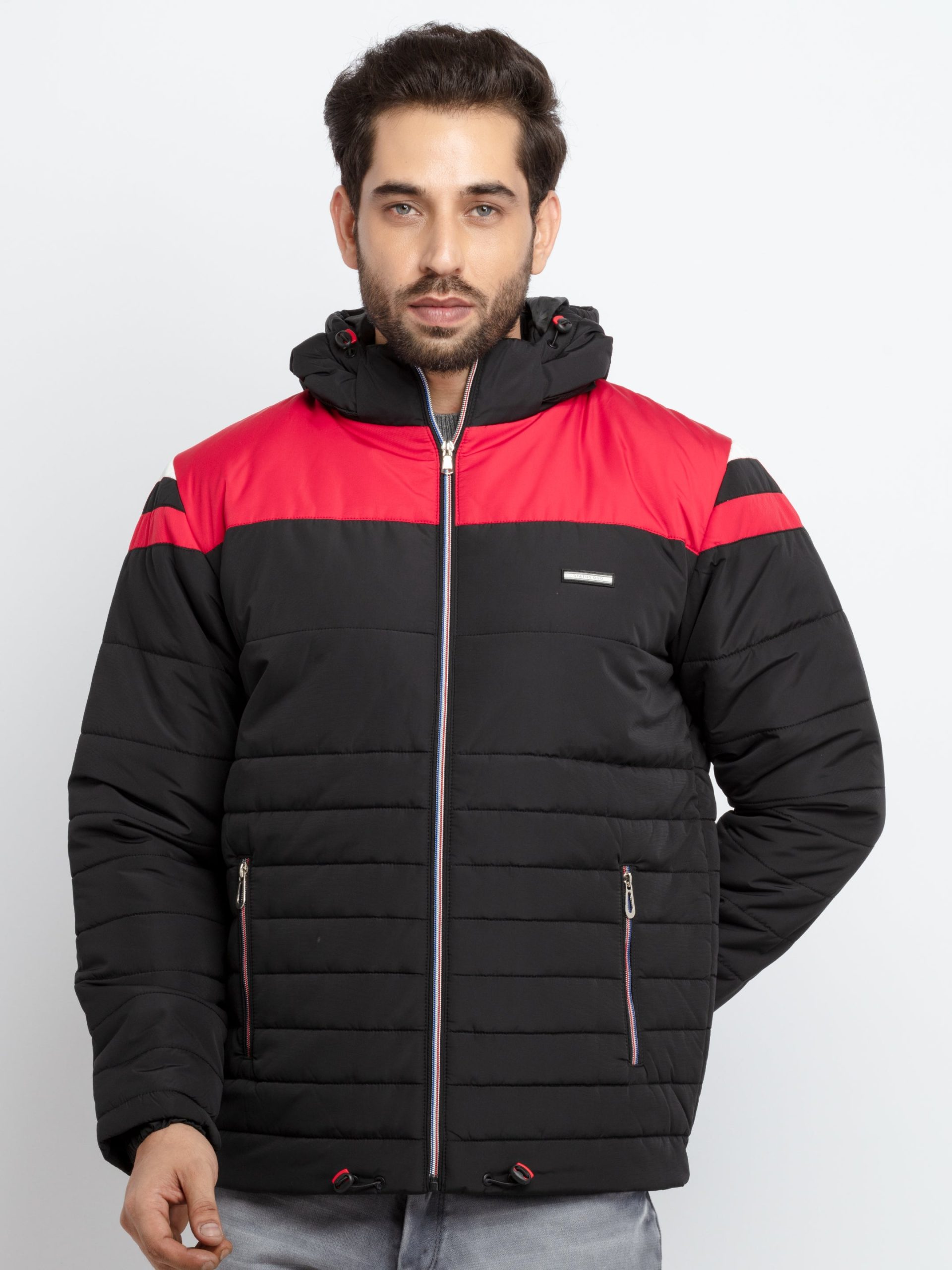 Mens Quilted Hooded Jacket Write A Review | Ask A Question