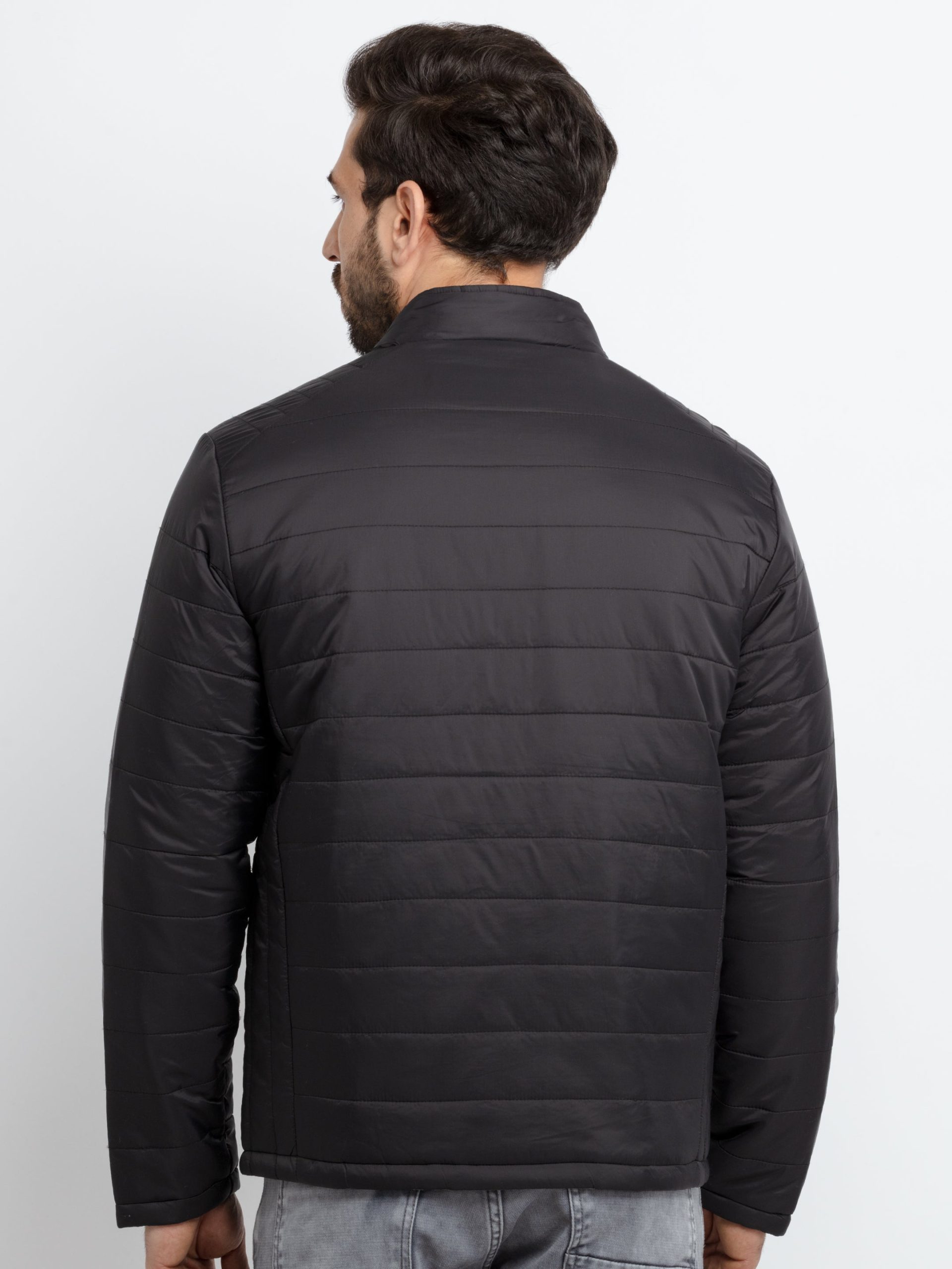 Mens Quilted Hooded Jacket Write A Review | Ask A Question