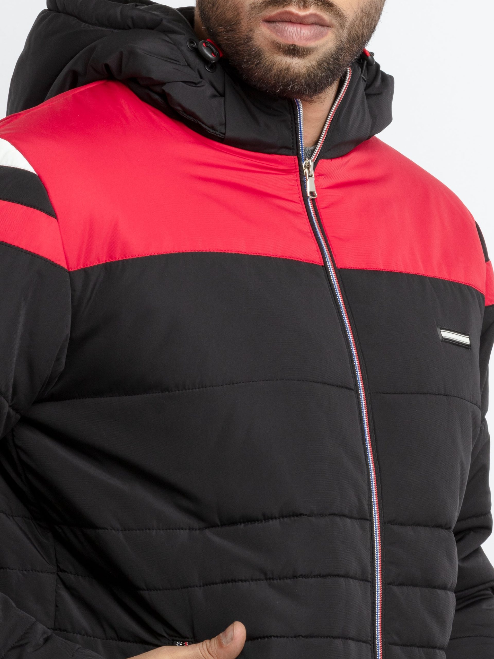Mens Quilted Hooded Jacket Write A Review | Ask A Question
