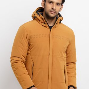 Mens Quilted Hooded Jacket