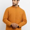 Mens Solid Reversible High Neck Jacket