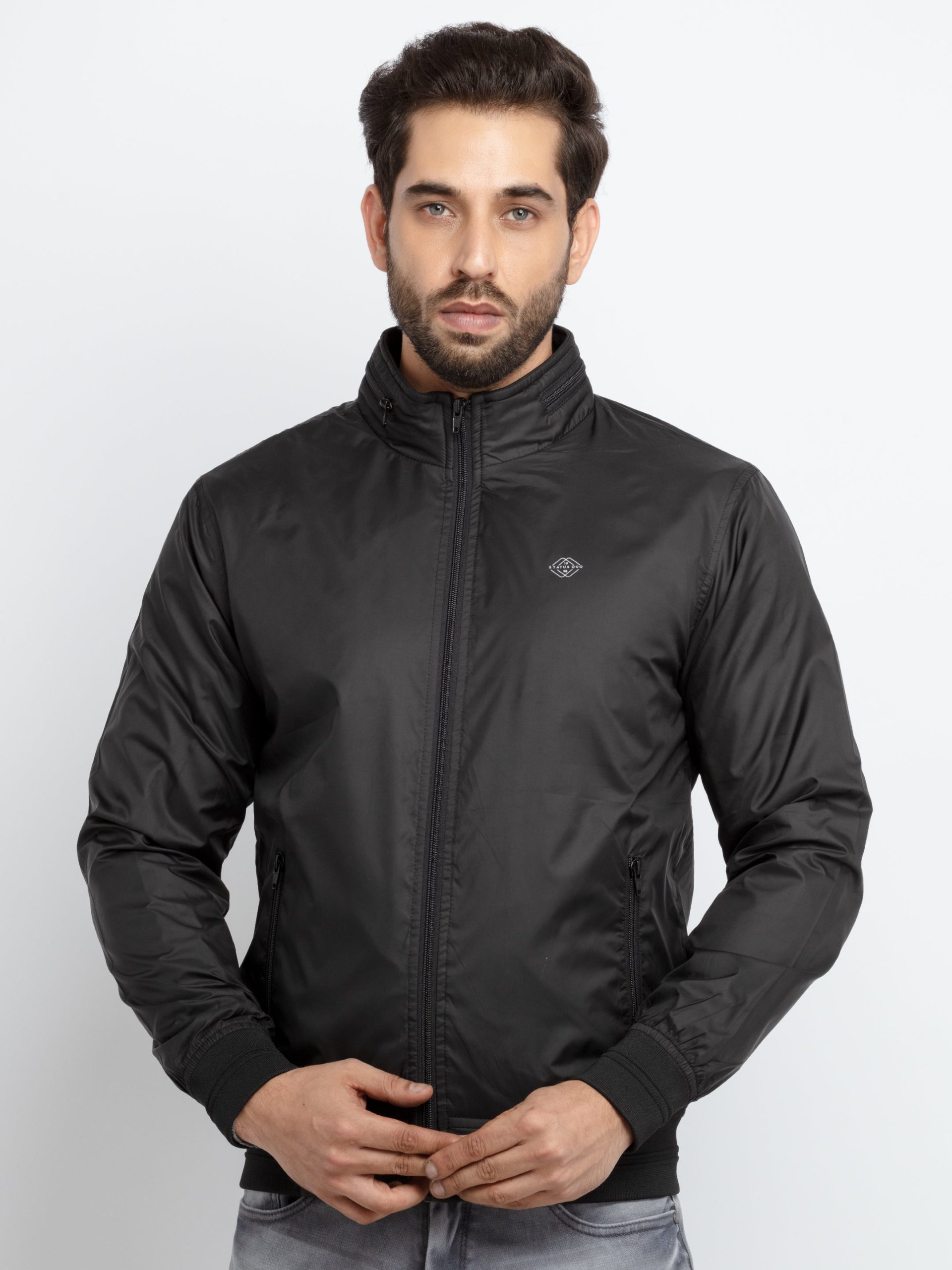 Status Quo Mens Solid Lightweight Jacket