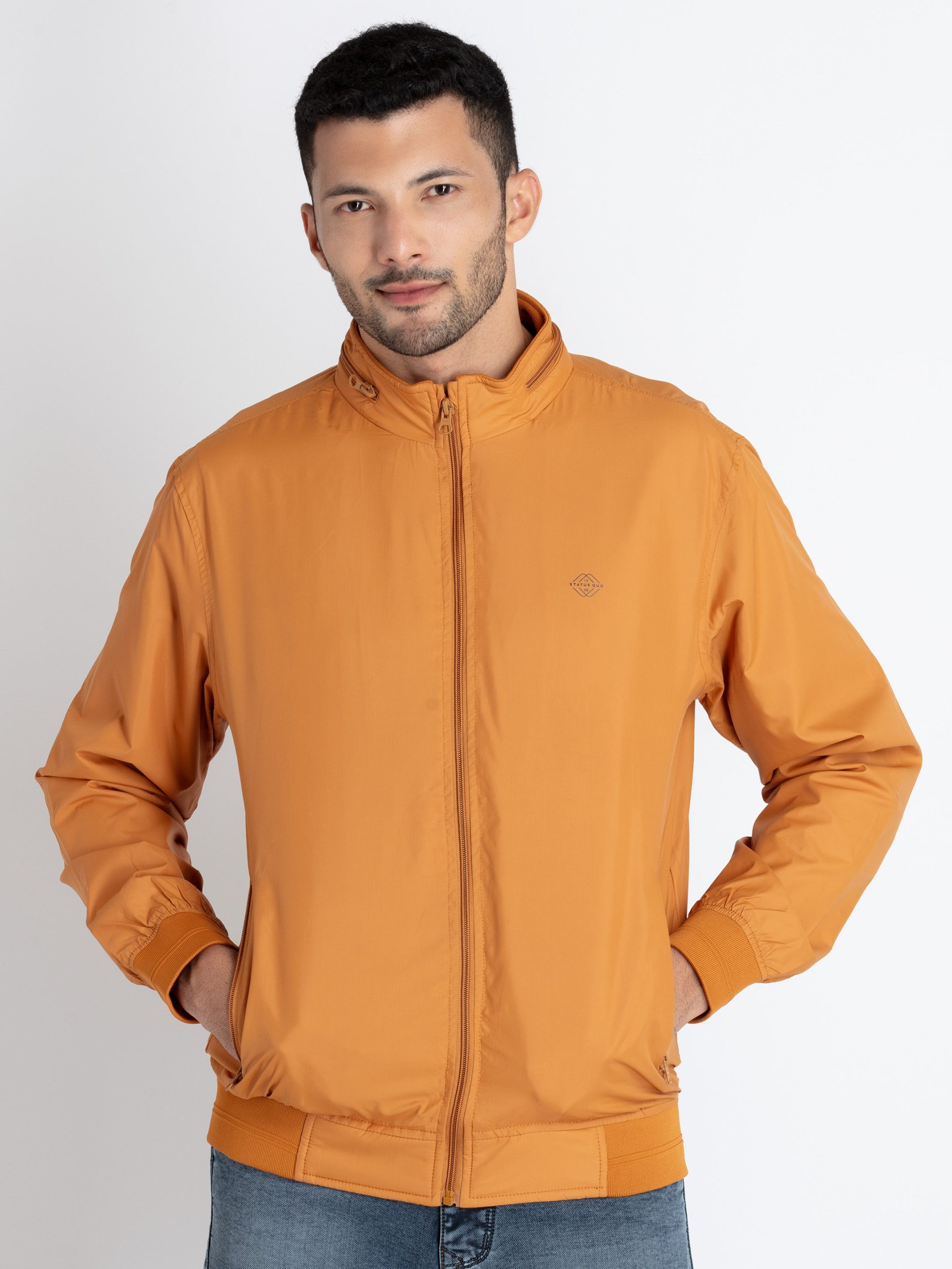 Status Quo Mens Solid Lightweight Jacket
