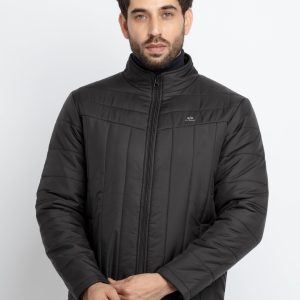 Mens Quilted High Neck Jacket
