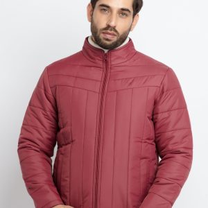 Mens Quilted High Neck Jacket