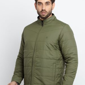 Mens Quilted Reversible High Neck Jacket