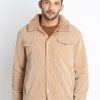 Status Quo Men'S Corduroy Spread Collar Jacket