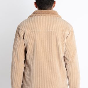 Status Quo Men'S Corduroy Spread Collar Jacket
