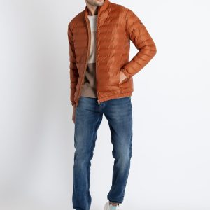 Mens Quilted Puffer High Neck Jacket
