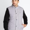 Mens Quilted Reversible High Neck Jacket