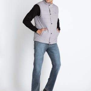 Mens Quilted Reversible High Neck Jacket