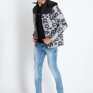 Mens All Over Printed Hooded Jacket