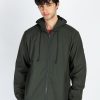 Status Quo Men'S Solid Regular Fit Hooded Jacket