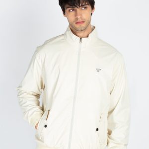 Status Quo Men'S Solid High Neck Regular Fit Jacket