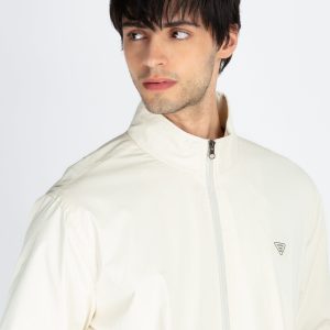 Status Quo Men'S Solid High Neck Regular Fit Jacket