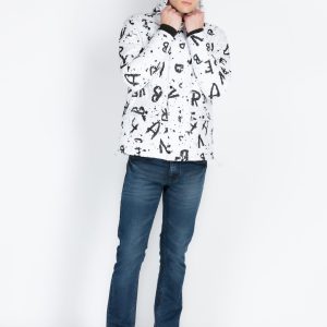 Status Quo Men'S Printed Padded Regular Fit Jacket
