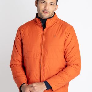 Status Quo Mens Quilted Reversible High Neck Jacket