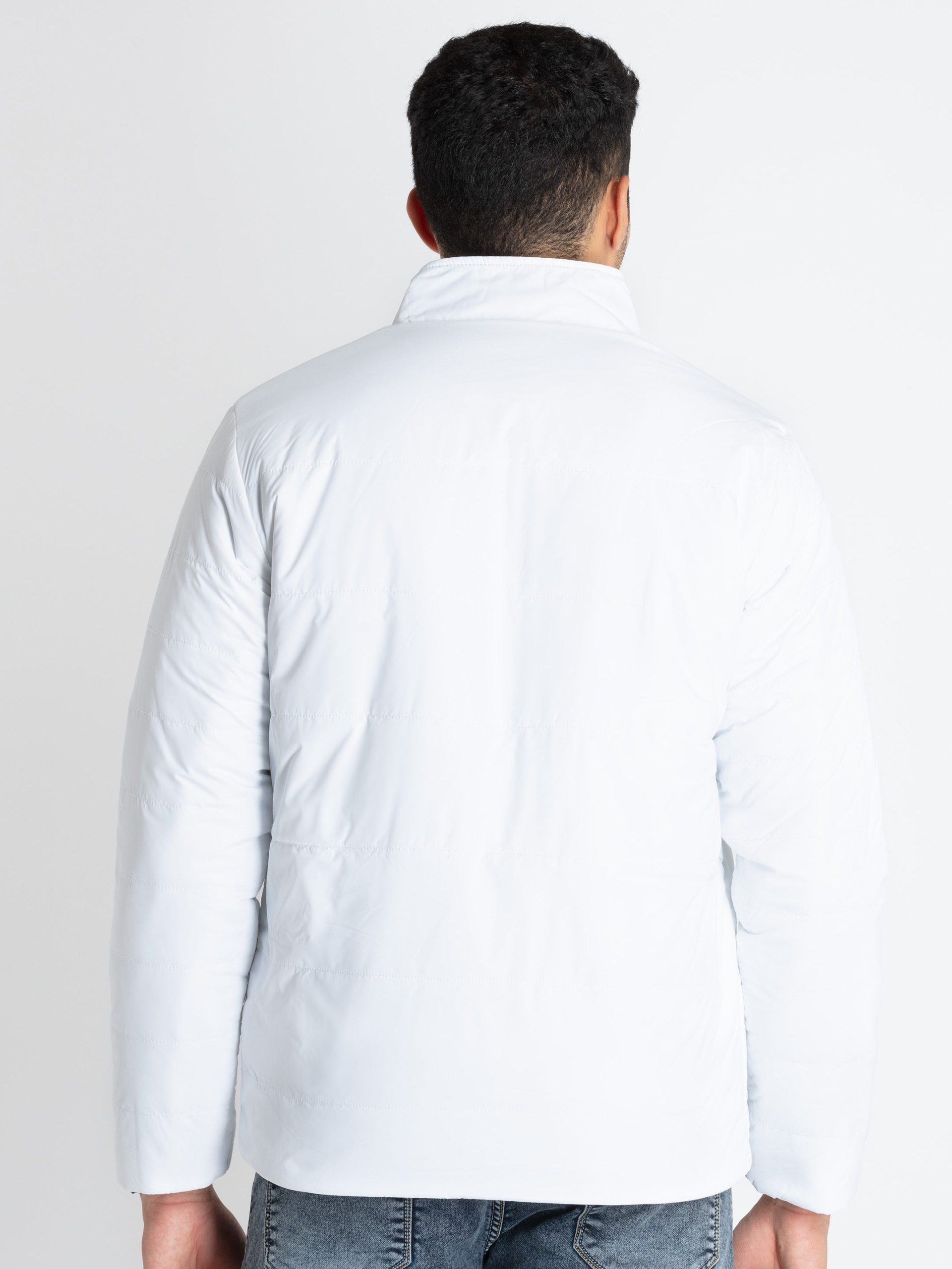 Status Quo Mens Quilted Reversible High Neck Jacket