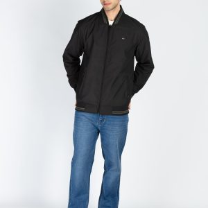 Mens Solid Reversible High Neck Jacket