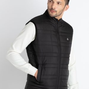 Mens Quilted Puffer Sleeveless Jacket