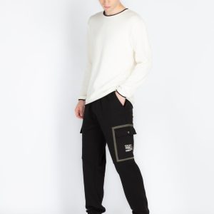 Mens Self Design Joggers