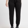 Womens Solid Regular Fit Joggers