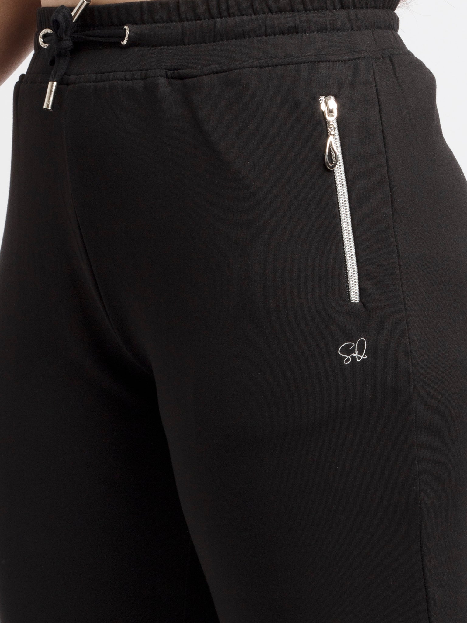 Womens Full Length Solid Joggers