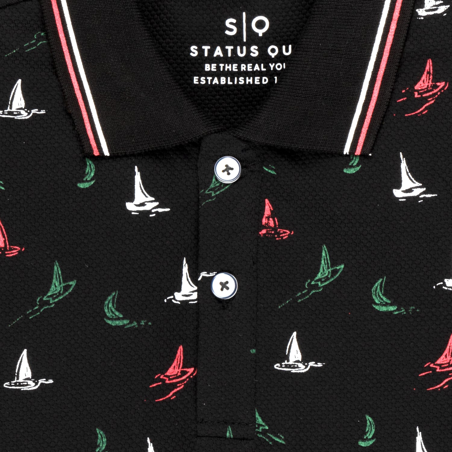 Status Quo Boys All Over Printed Polo T-Shirt