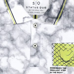 Status Quo Boys All Over Printed Polo T-Shirt