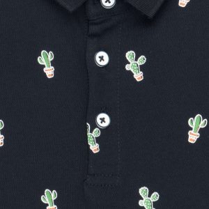 Status Quo Kids All Over Printed Polo T-Shirt