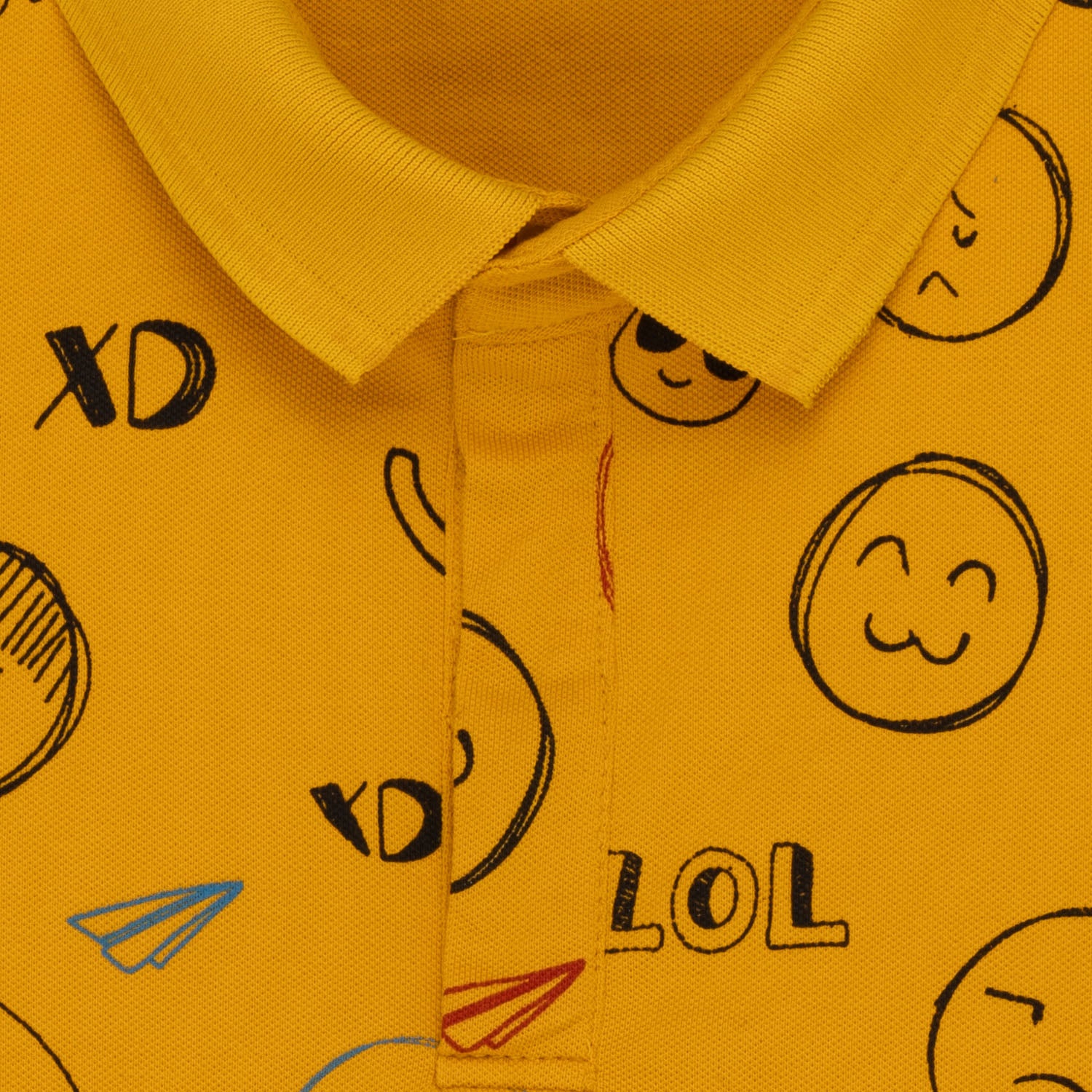 Status Quo Kids All Over Printed Polo T-Shirt