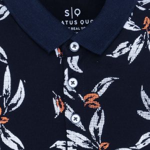 Status Quo Kids All Over Printed Polo T-Shirt